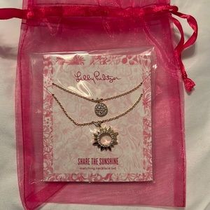 Lilly Pulitzer share the sunshine necklace